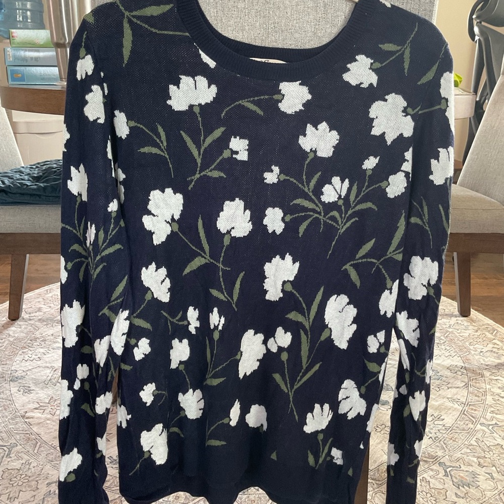 Floral Print Women's Sweater